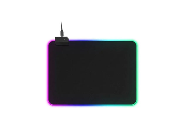 &u+ MOUSE PAD GRANDE ANTIDESLIZANTE LUMINOSO 35 X 25 CM YT-2535